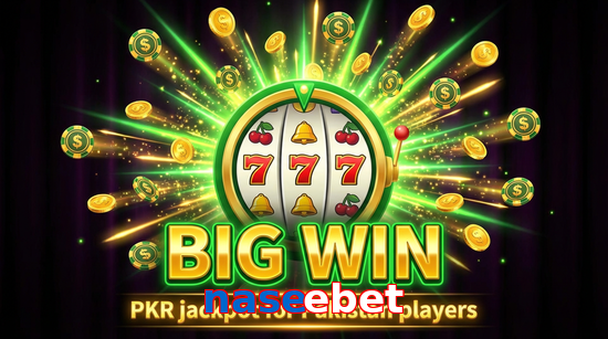 Big win animation on Naseebet slot game